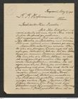 Nachlass Franz Steindachner, Brief von Federico G.von Buchwald an Franz Steindachner (27.03.1905), Inv.Nr. 64.01, Seite 1
